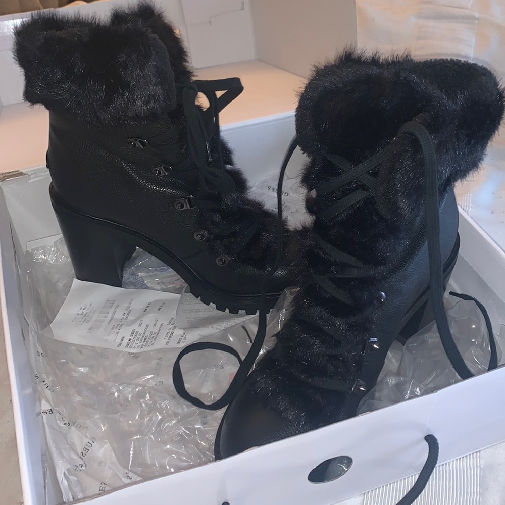 Guess winter boots- heels